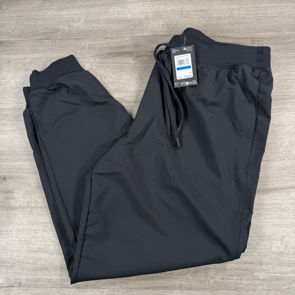 Under Armour Sportstyle Woven Jogger Pants 1388016 Black Mens Size XL